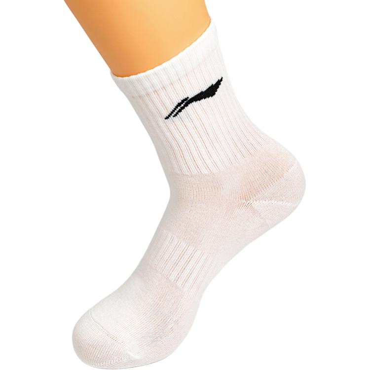 Li Ning Crew Socks Unisex 1 Pack Black