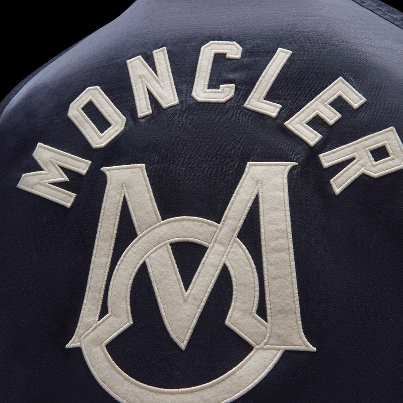 Детский пуховик Moncler Dives (темно-синий) — фото 2