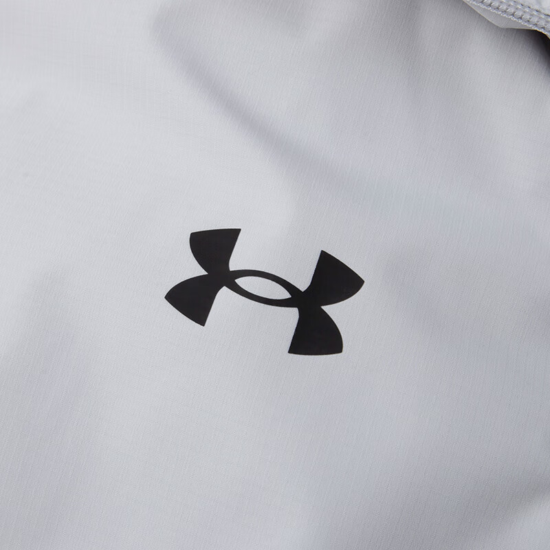 Under Armour Casual Sportswear Men’s Set Gray+Black Stand Collar Thin