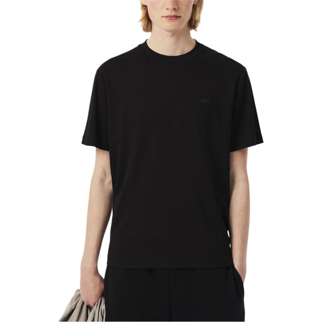 Мужская футболка LACOSTE (синяя) — фото 3