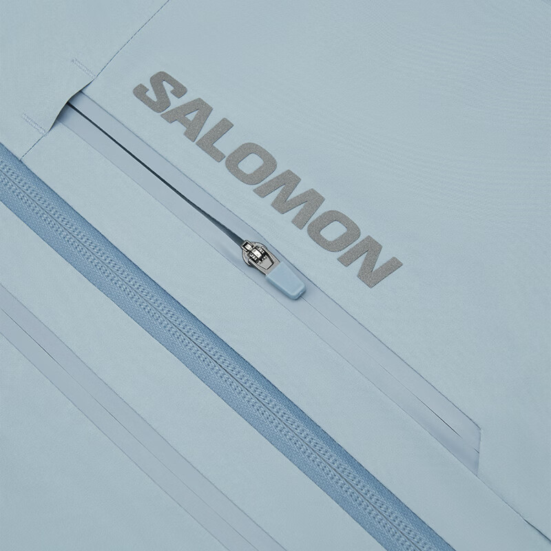 Мужская куртка Salomon (голубая) — фото 5