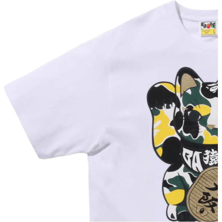 Футболка A BATHING APE A BATHING APE T (зеленая камуфляжная) — фото 2