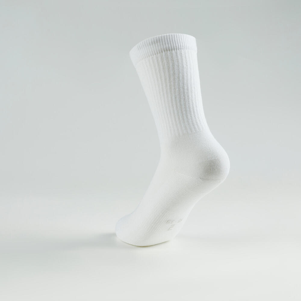 DECATHLON Crew Socks Unisex 2 Pack Snow