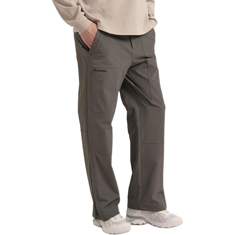 SALOMON Sports Pants Unisex Gray