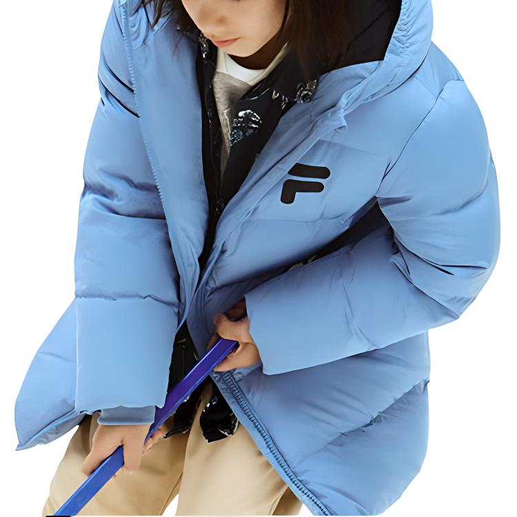 Куртка Fila KIDS FW24 ORIGINALE (серо-голубой) — фото 6