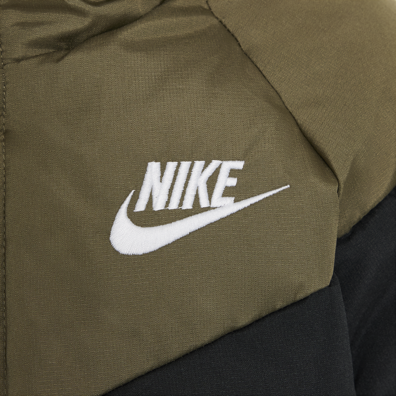 Пуховик Nike IB5826-222 (оливковый) — фото 4