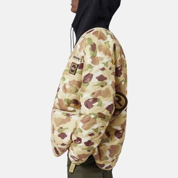 Мужская куртка A BATHING APE A BATHING APE x Alpha Industries Logo (камуфляжный) — фото 6