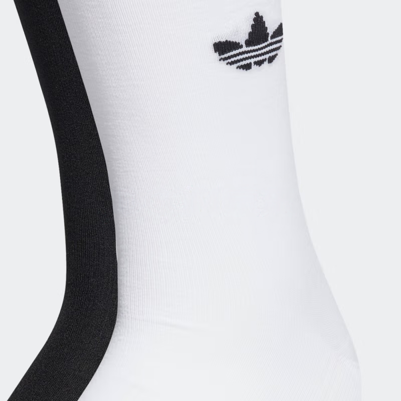 Adidas Originals Semi-Sheer Ruffle Crew Socks 2 Pairs