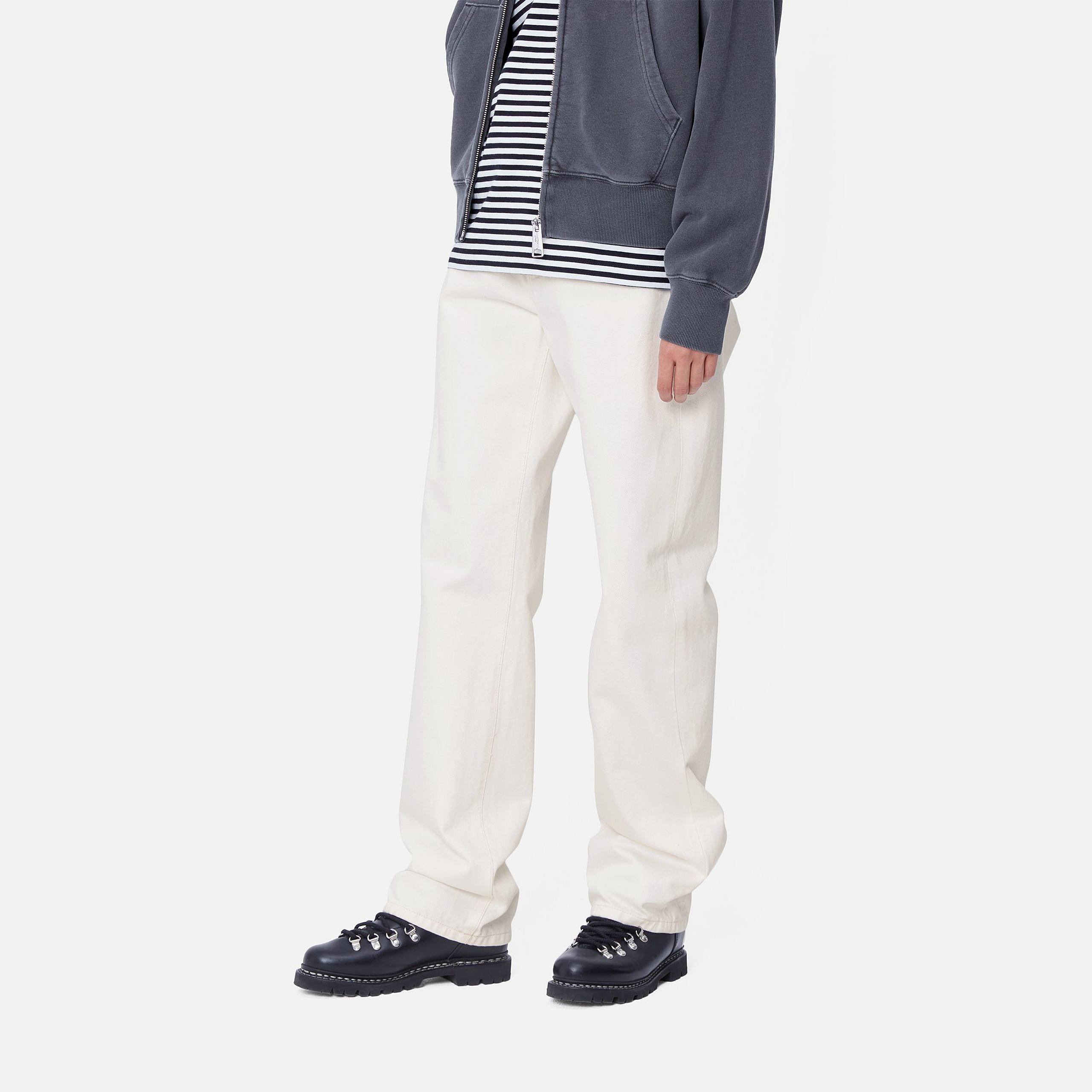 Женские штаны Carhartt WIP SS25 logo (синие) — фото 4