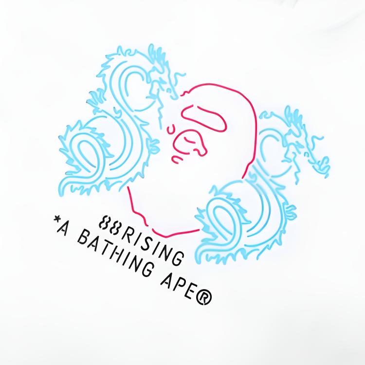 Мужская футболка A BATHING APE × 88RISING (черная) — фото 3