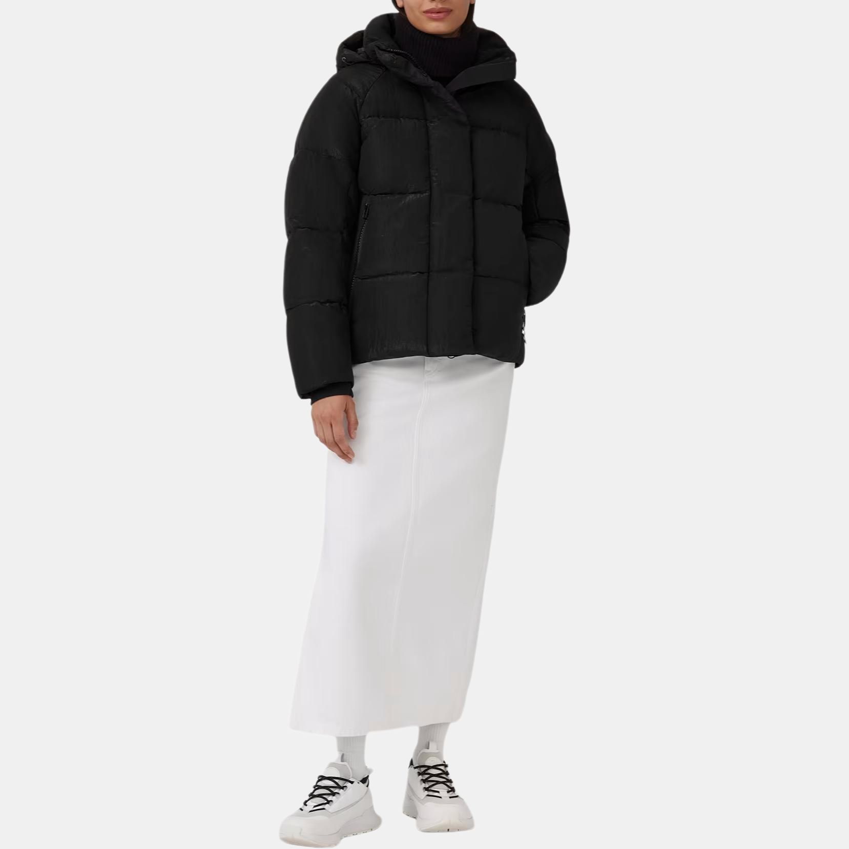 Женская куртка Canada Goose Junction Black Label (черная) — фото 4