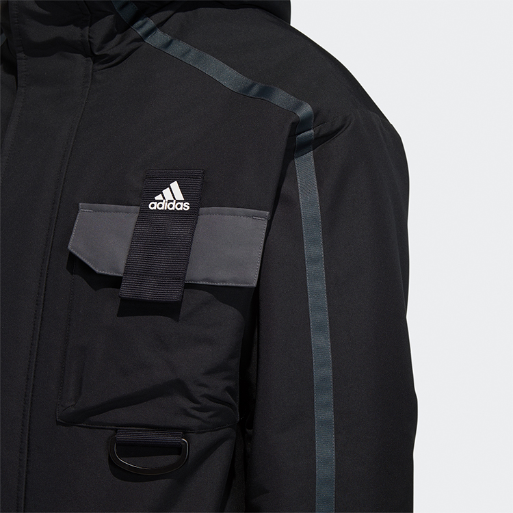Мужская куртка adidas (черная) — фото 3