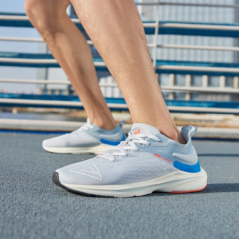PEAK Low top Running Shoes Men’s Light Gray Blue