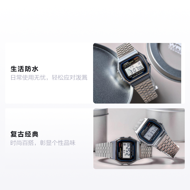 Наручные часы Casio Youth (серебряные) — фото 2