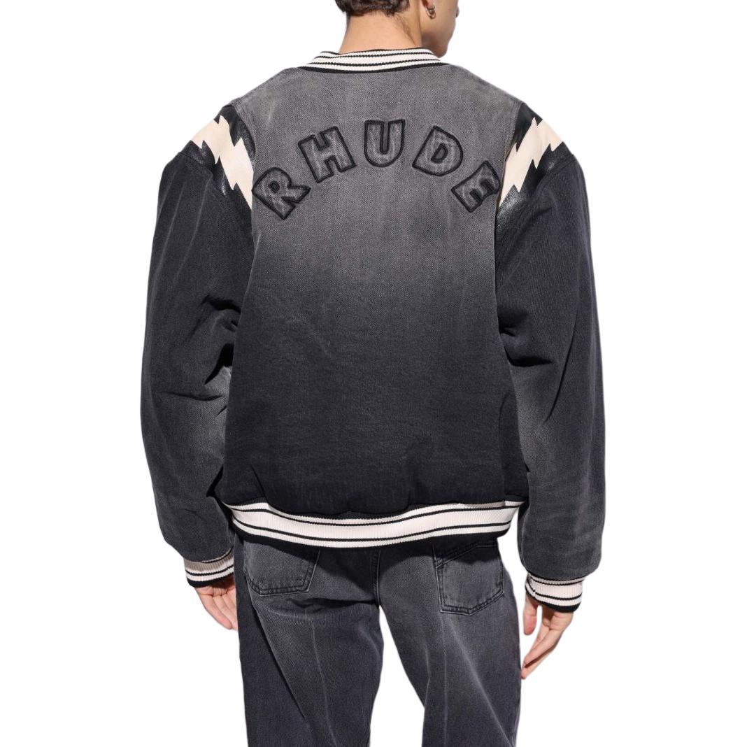 Мужская куртка RHUDE (черная) — фото 5