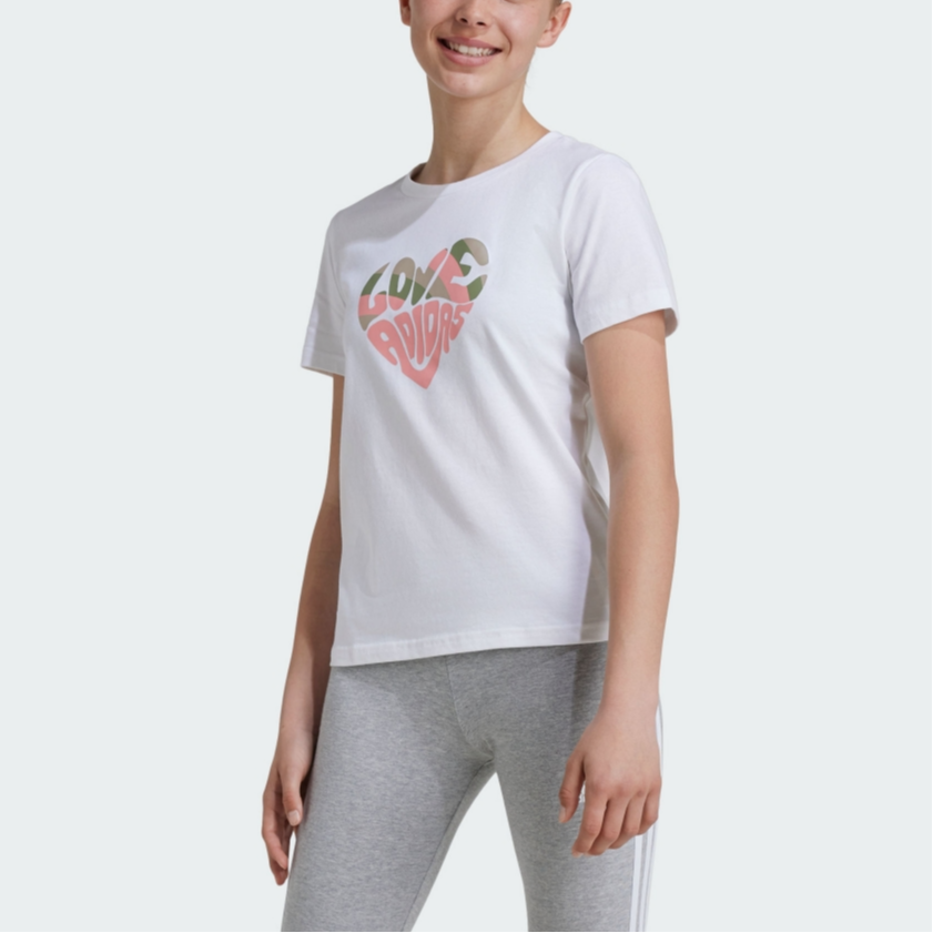 Футболка adidas (белый) — фото 2