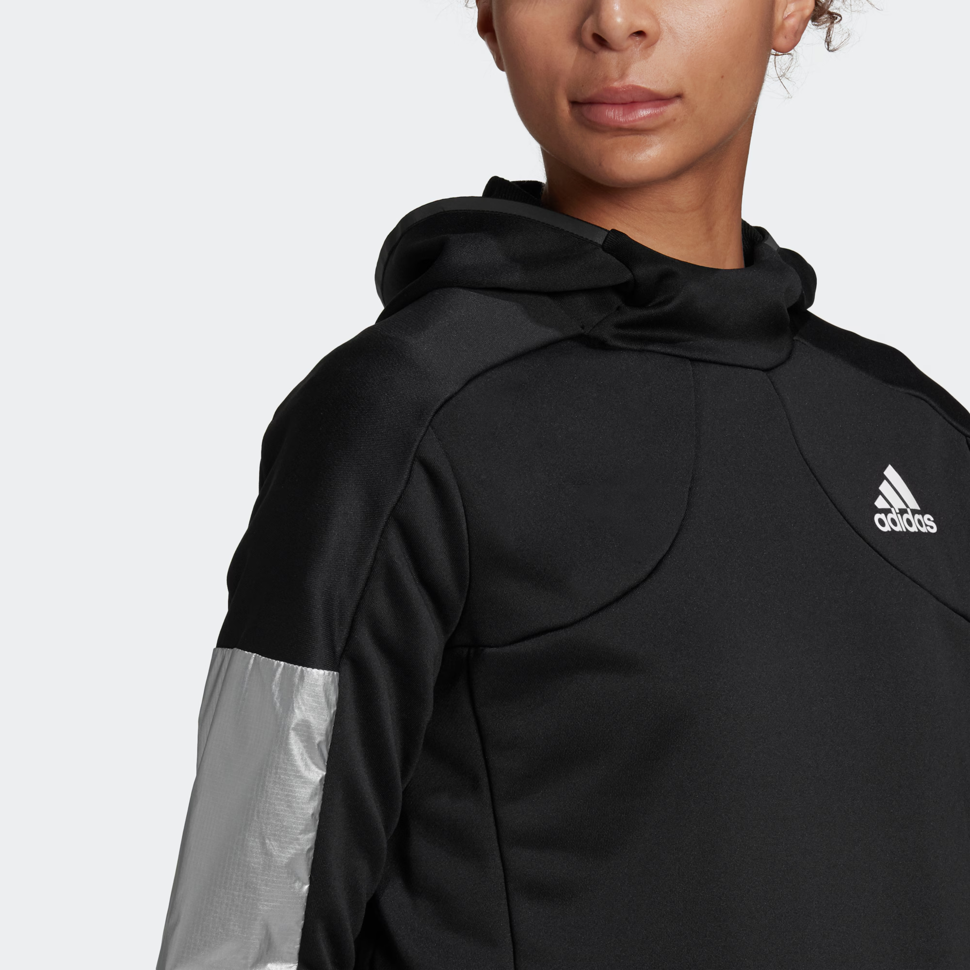 Женское худи adidas Space Hoodie M (черное) — фото 7