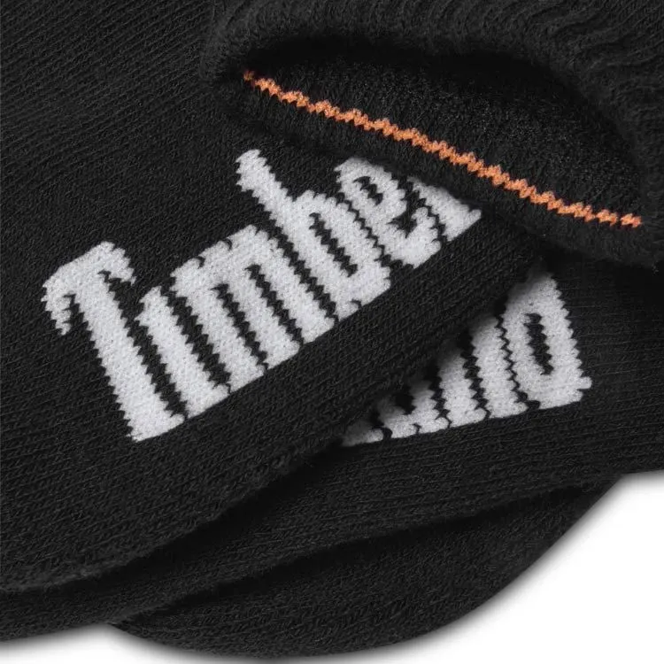 Timberland Ankle Socks Unisex 3 Pack Black