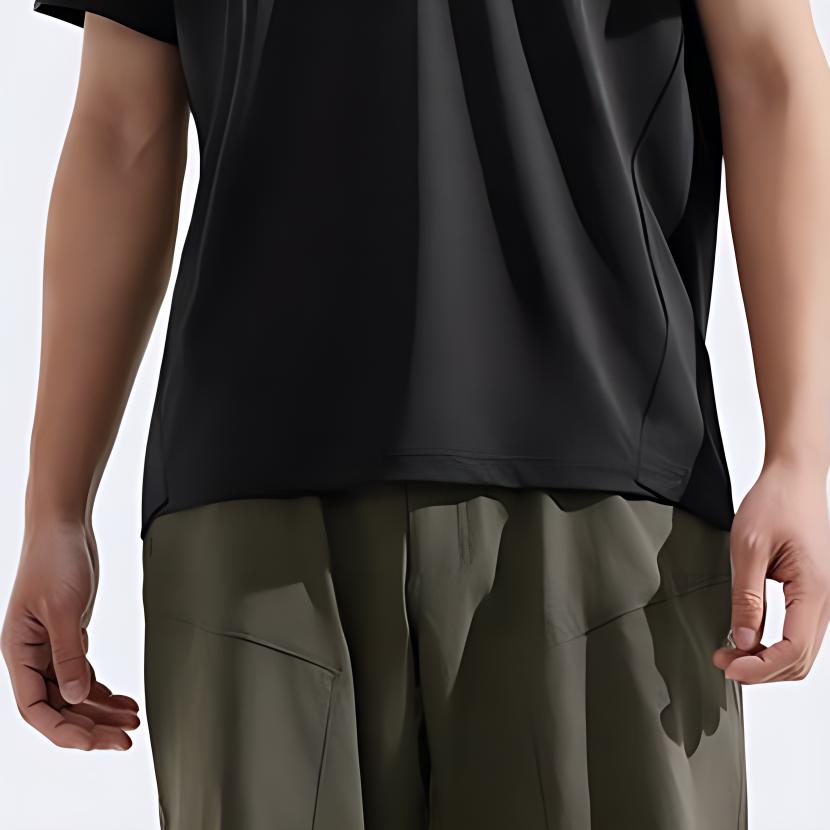 THE NORTH FACE SUN CHASE SS25 Quick Dry T Shirts Men’s Cosmic Black