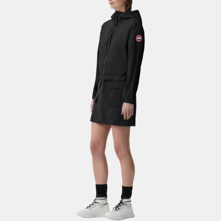 Женская куртка Canada Goose SS24 Kaslo (черная) — Черный — фото 3