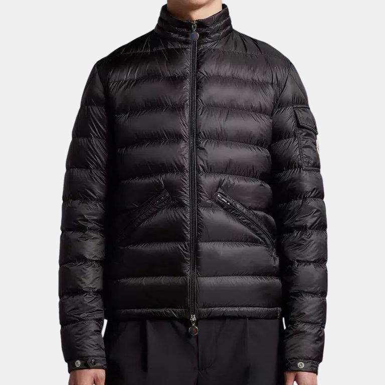 Пуховик Moncler Agay (черный) — фото 5