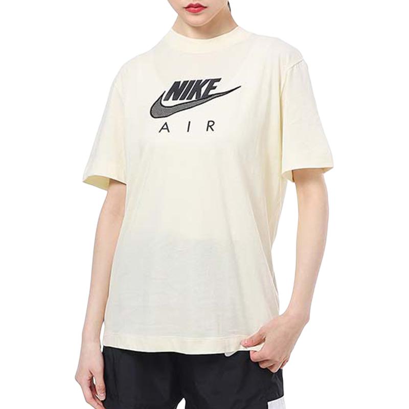 Женская футболка Nike (светло-желтая) — фото 4
