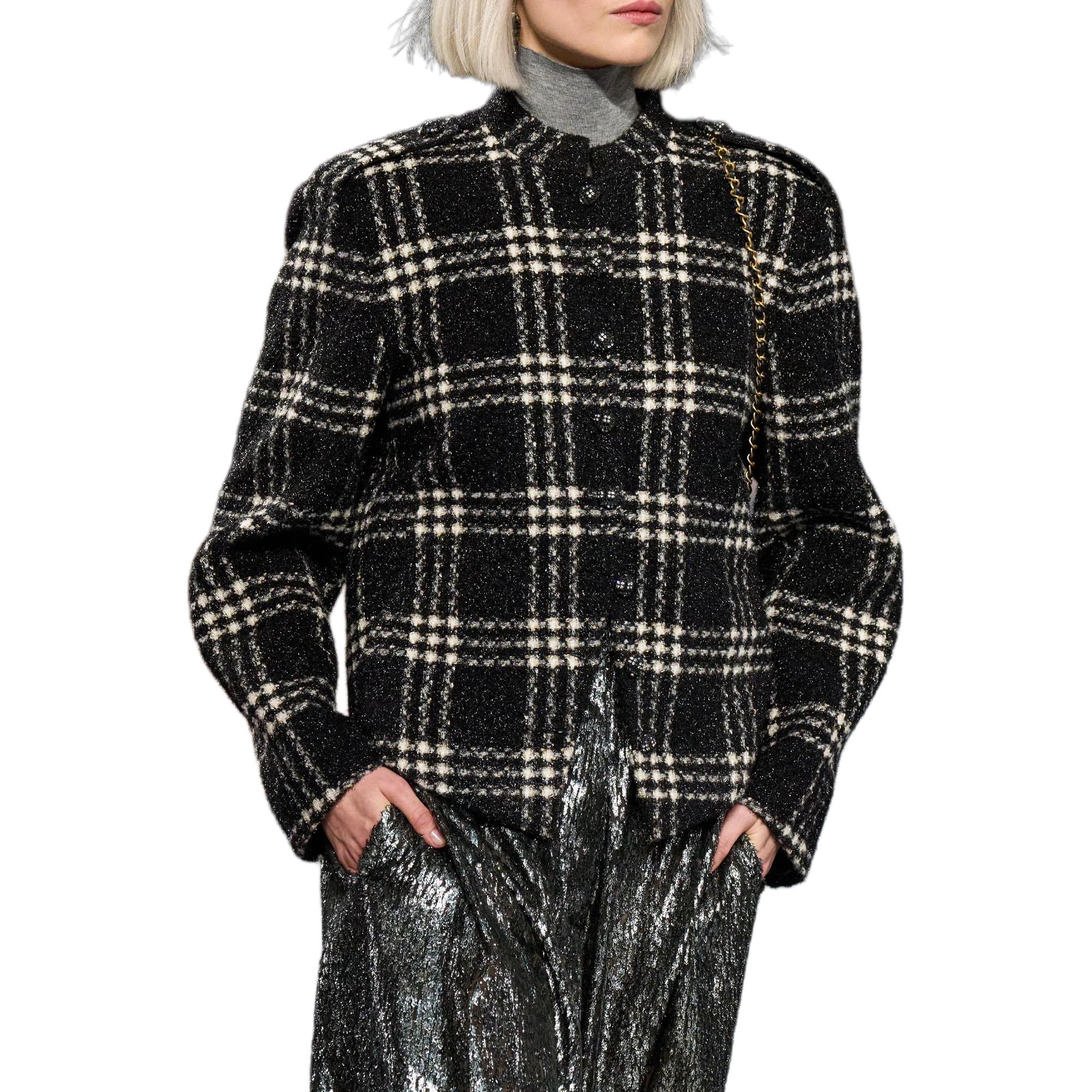 Женские куртка Chanel P73626-V64944-NJ600 (черный) — фото 6