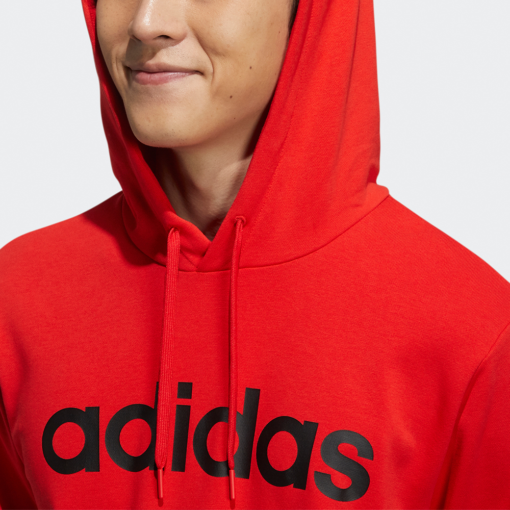 Мужское худи adidas neo (красное) — фото 5