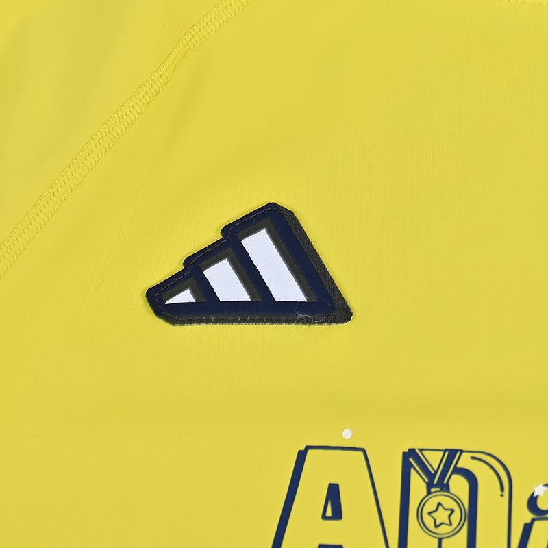 Мужская футболка adidas SS25 (желтая) — фото 3
