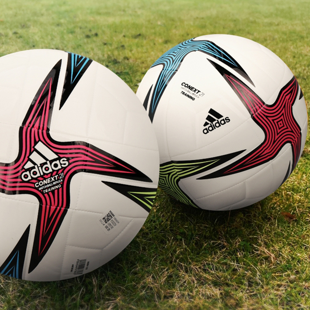Adidas 4 Size 5 Soccer Ball Pu Machine Stitched Soccer Ball Unisex White Pink