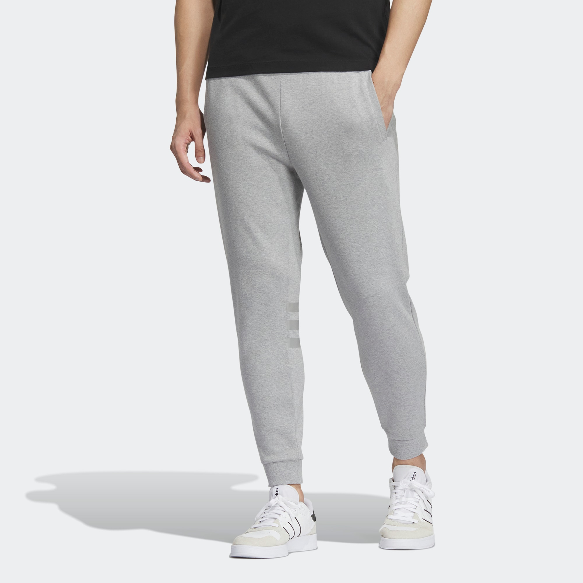 Adidas Neo Sports Pants Men’s Heather Gray
