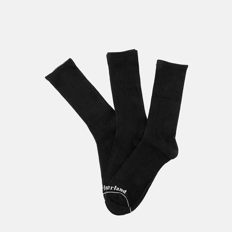 Timberland Knee High Socks Unisex 3 Pack Black