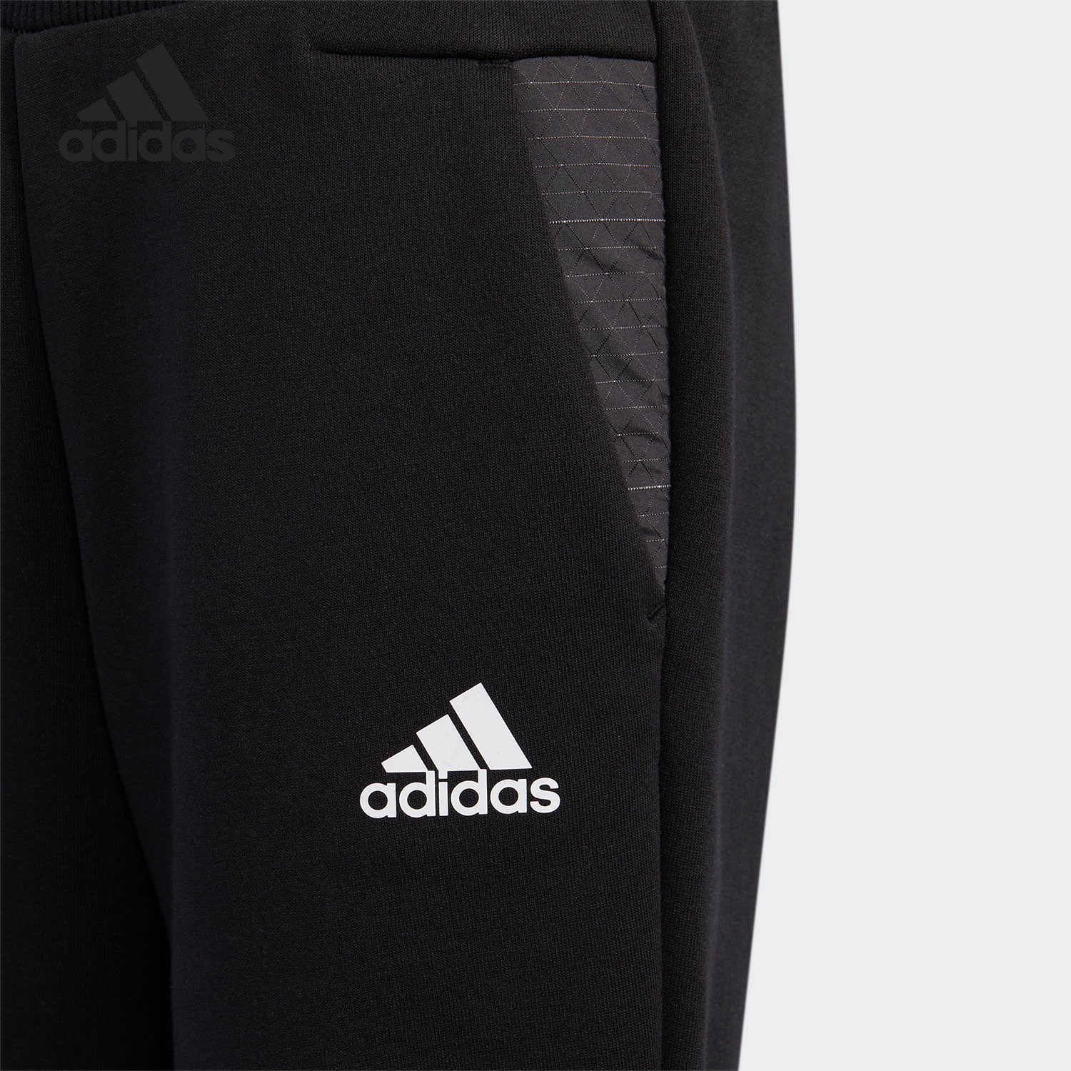 Детские брюки adidas (черные) — фото 3