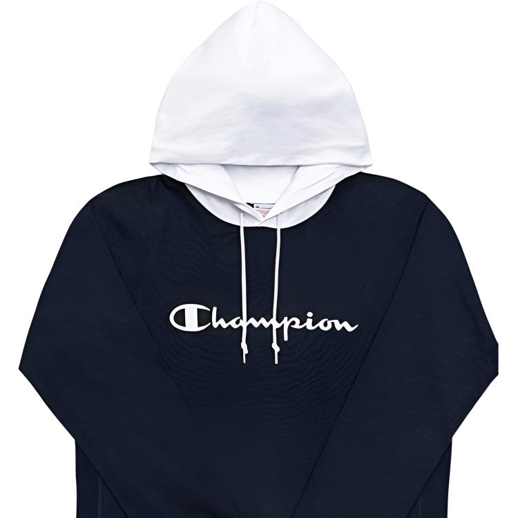 Худи Champion logo (темно-синее) — фото 3