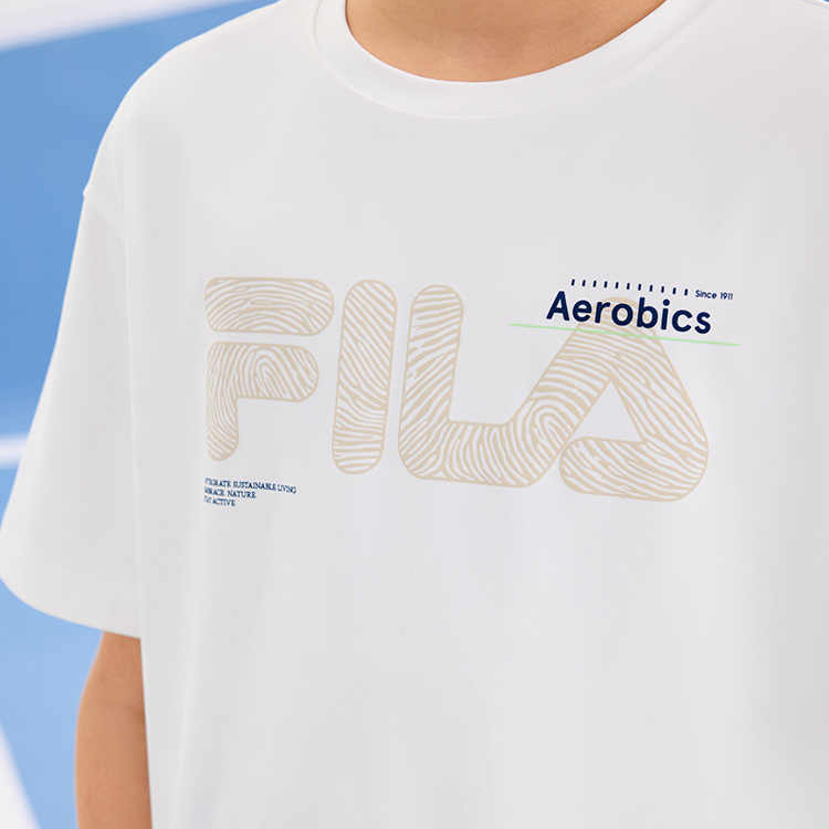 Детская футболка Fila (белая) — фото 4