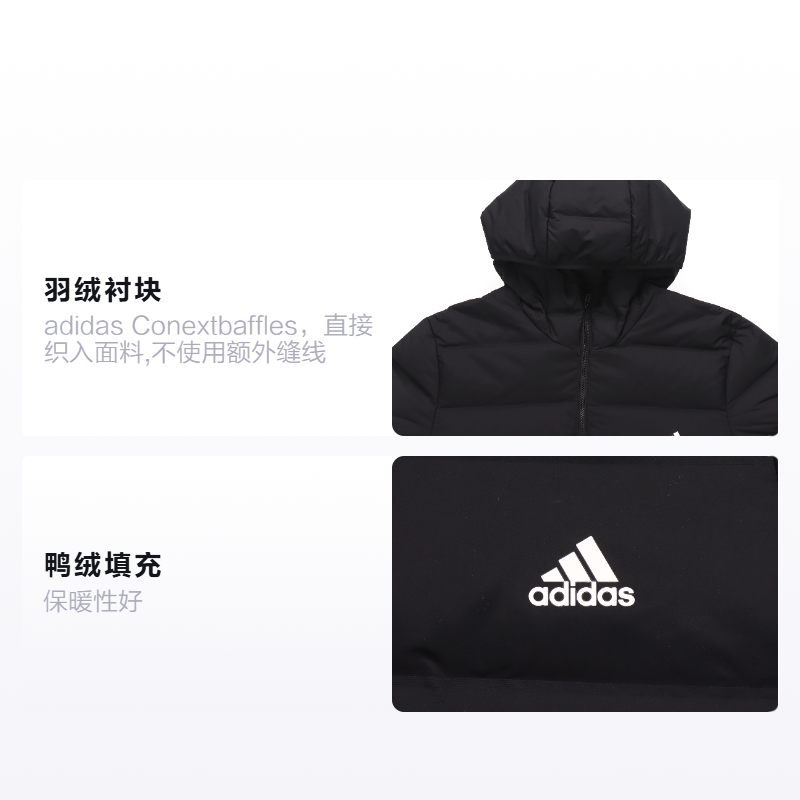 Мужская куртка adidas Helionic Ho Jkt (черная) — фото 2