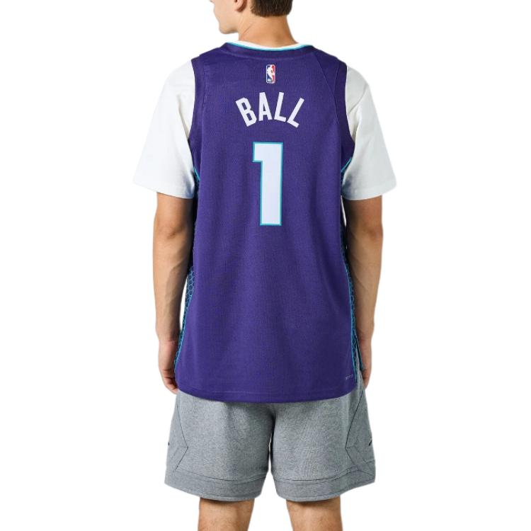 Jordan Charlotte Hornets Statement Basketball Jersey Men’s Purple