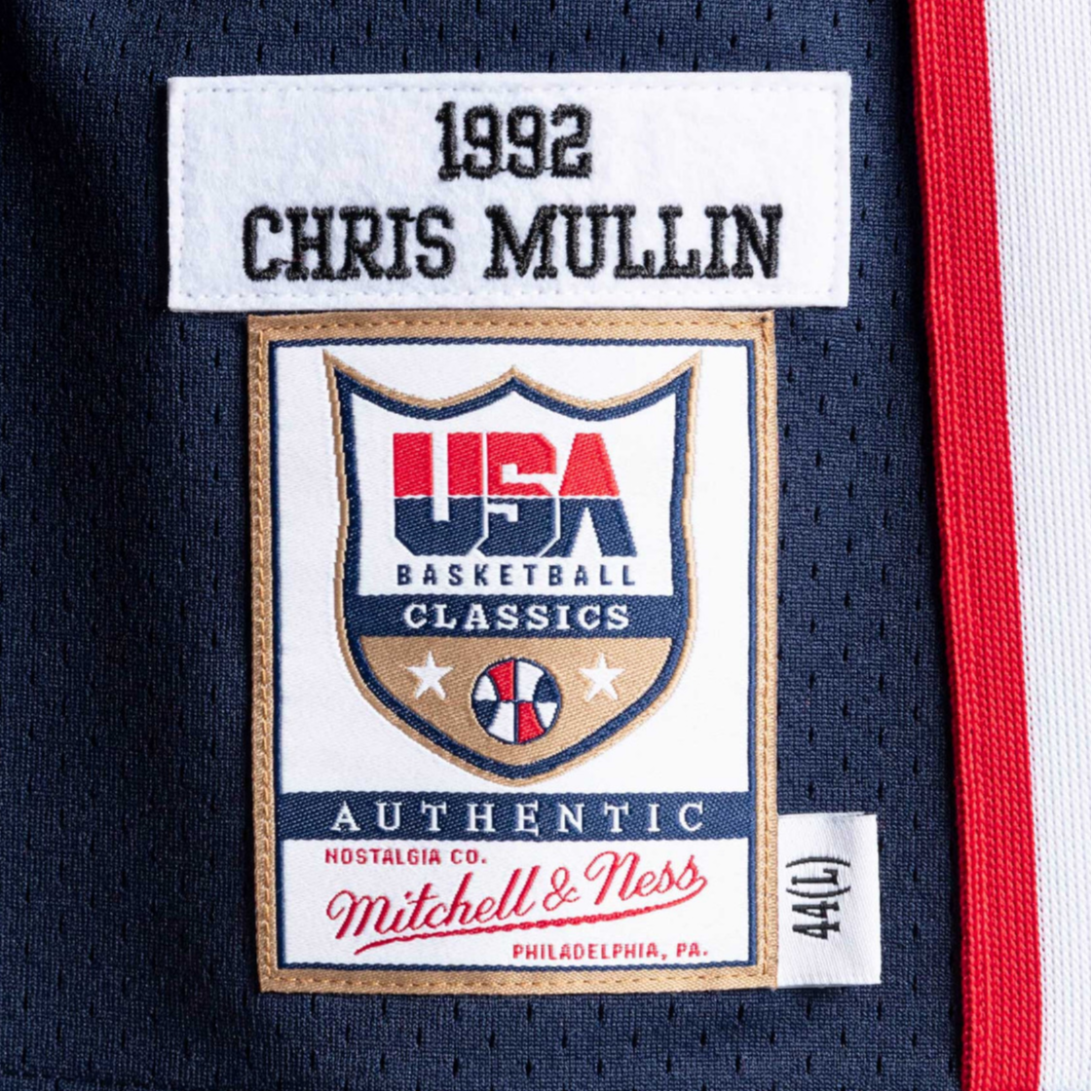 Mitchell Ness 1992 Chris Mullin Usa Basketball Authentic Player jersey