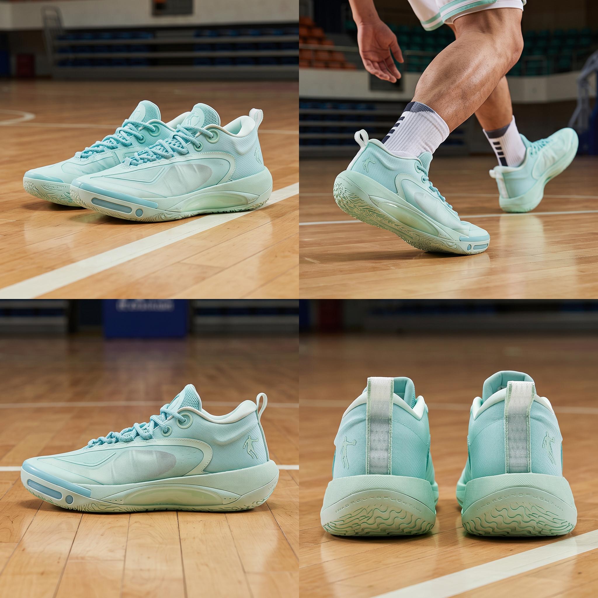 QIAODAN Wind Blade 4 PRO Low top Basketball Shoes Men's Green