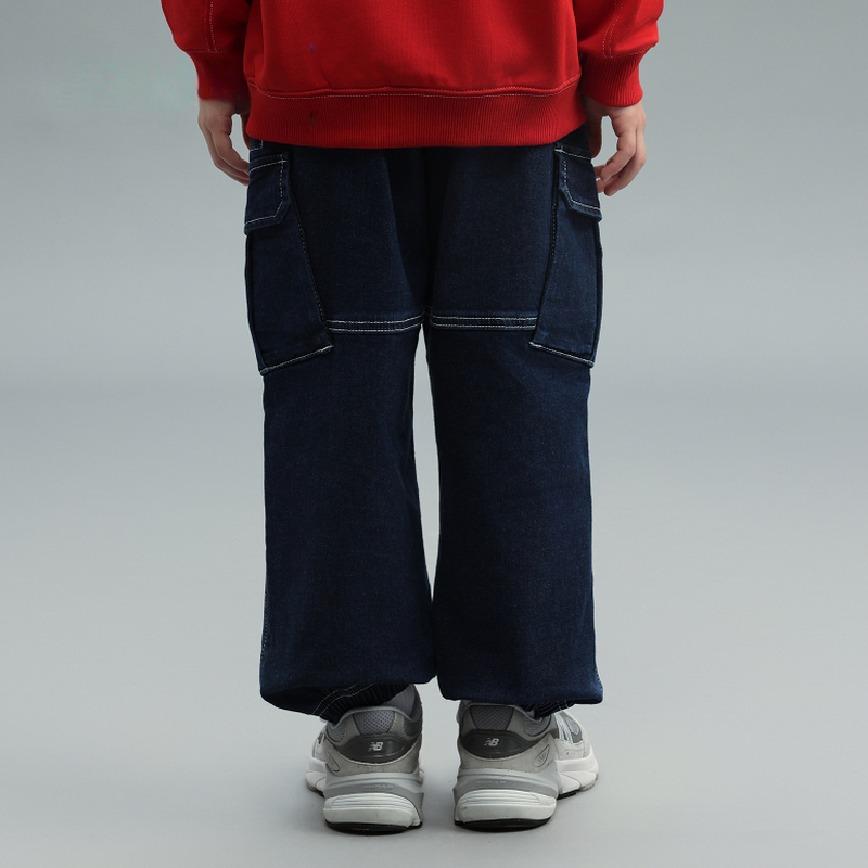 Штаны New Balance (темно-синие) — фото 4