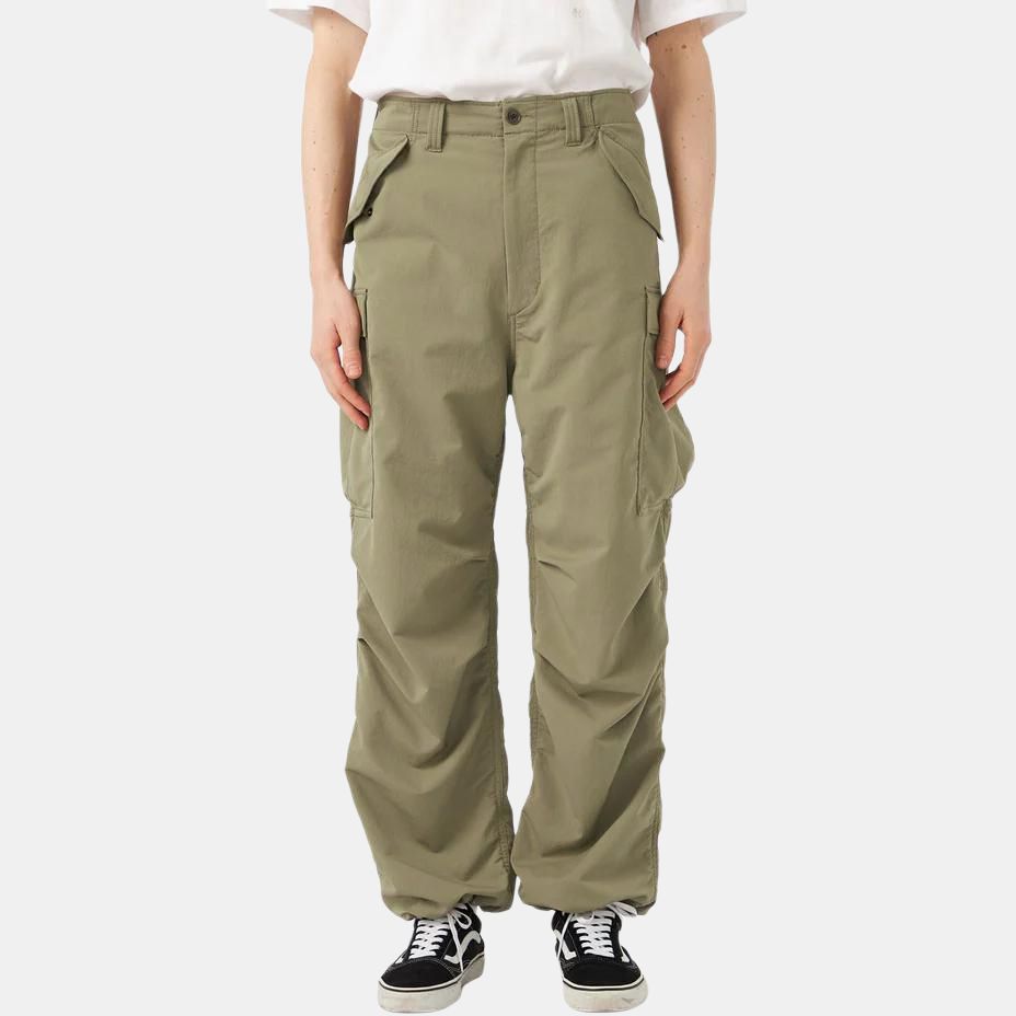 Штаны nanamica FW25 ALPHADRY Field Cargo Pants (черные) — фото 2