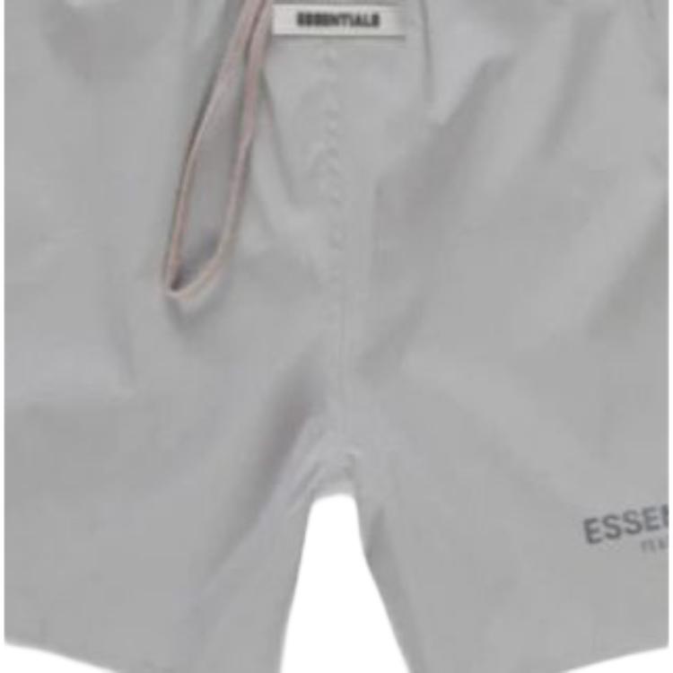 Штаны Fear of God Essentials FW20 Volley Shorts Silver Reflective (серебристый) — фото 3