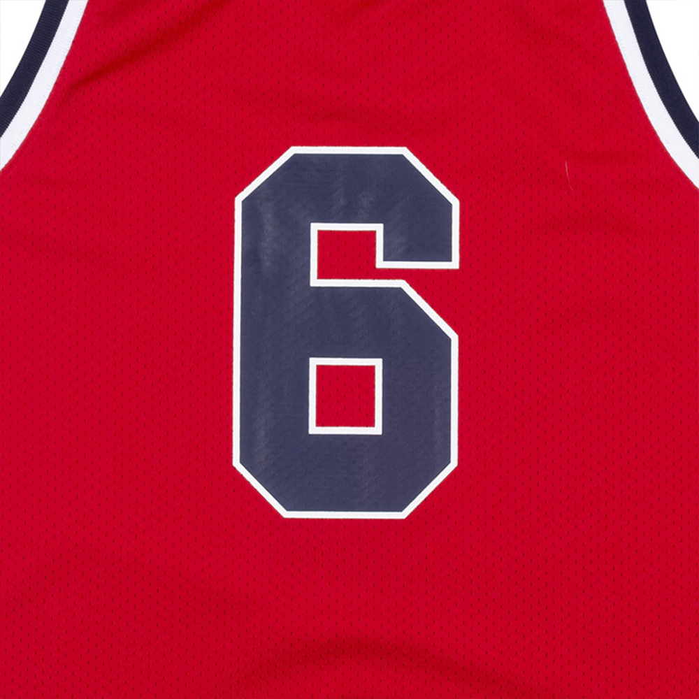 Mitchell Ness Basketball Jersey Unisex Red