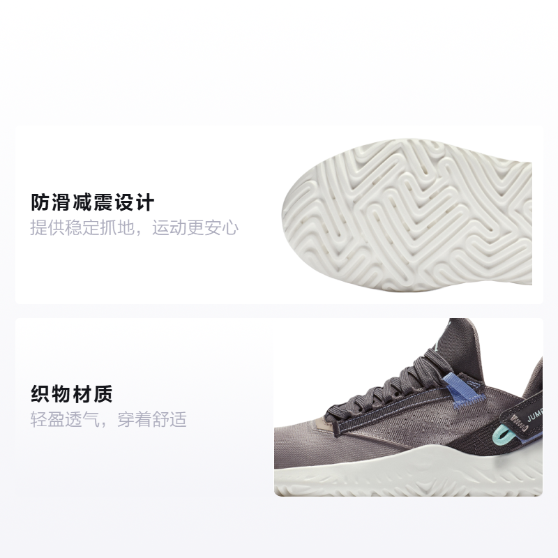 Кроссовки Jordan Proto 23 (черные) — Серыйбелый — фото 2