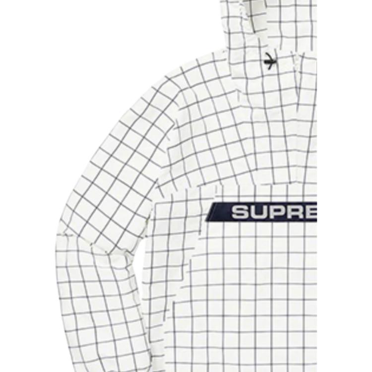 Куртка Supreme Heavy Nylon Anorak (черно-синяя) — фото 4