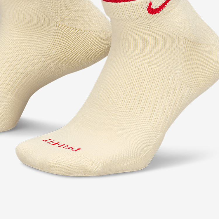 Nike Everyday Plus Ankle Socks Unisex 1 Pack Coconut Milk