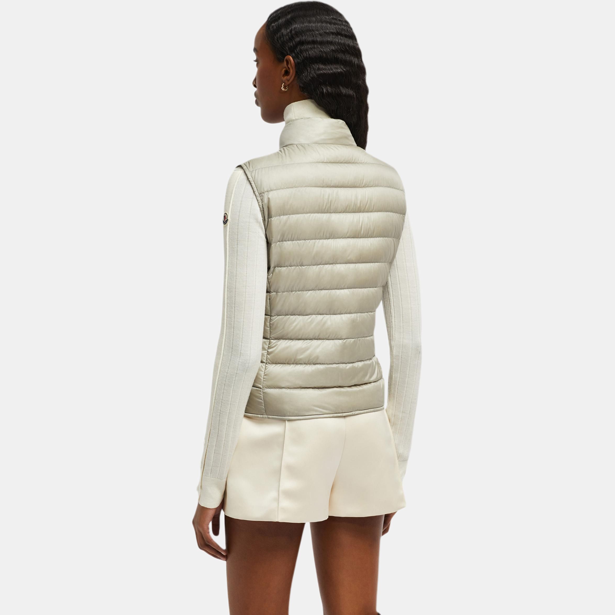 Женский жилет Moncler FW24 Liane (светло-серый) — фото 3