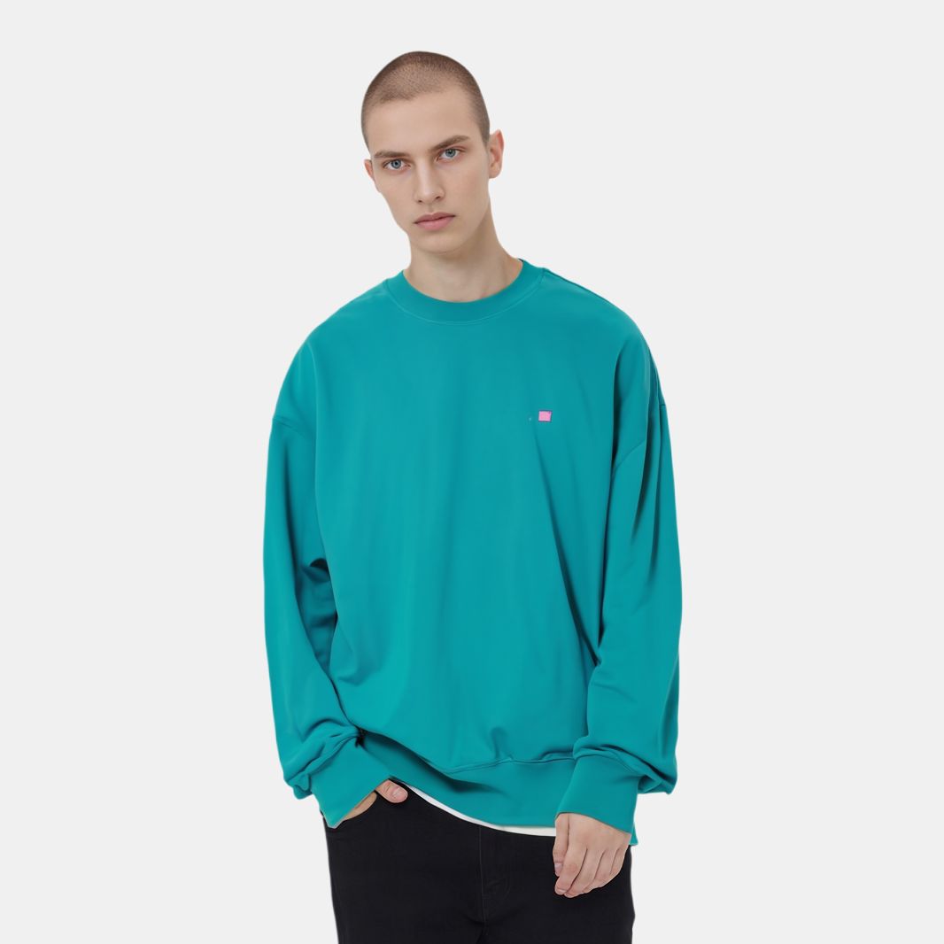 Женский свитшот Acne Studios FW23 (пыльно-бежевый) — Пыльный Бежевый — фото 5