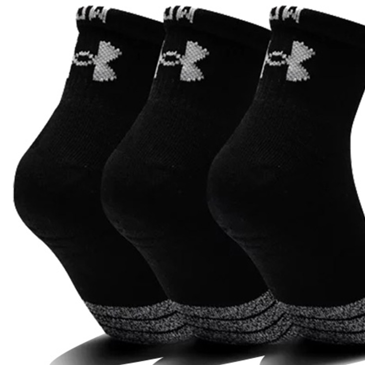 Under Armour Socks Unisex 3 Pack Black