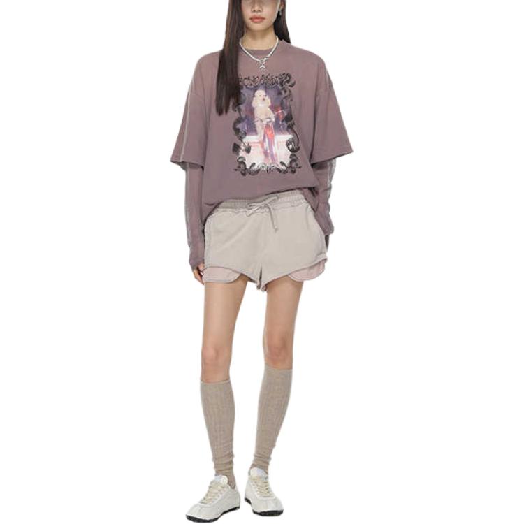 Женские шорты Acne Studios SS25 (розовые) — фото 4